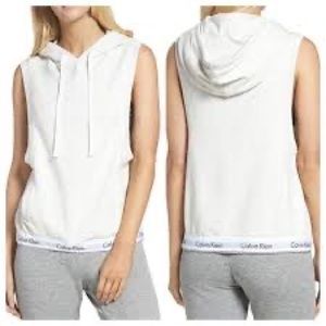 Calvin Klein Sleeveless Hoodie - Medium